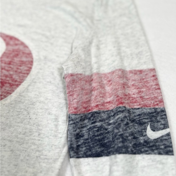 NFL Juniors White Houston Texans Team‎ Leader V-Neck Long Sleeve T-Shirt Size M - Picture 6 of 12